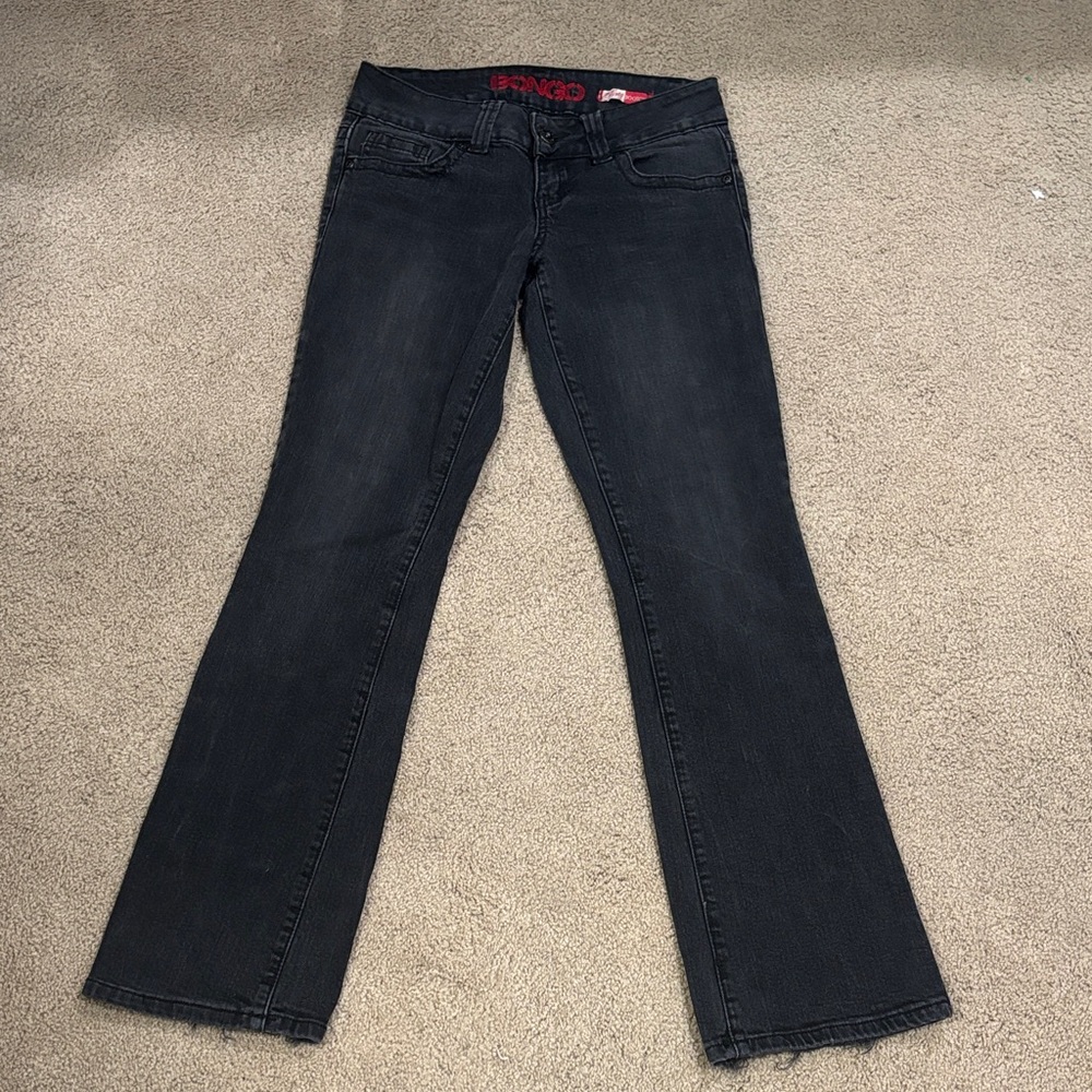 BONGO Women's Dark Flare Jeans